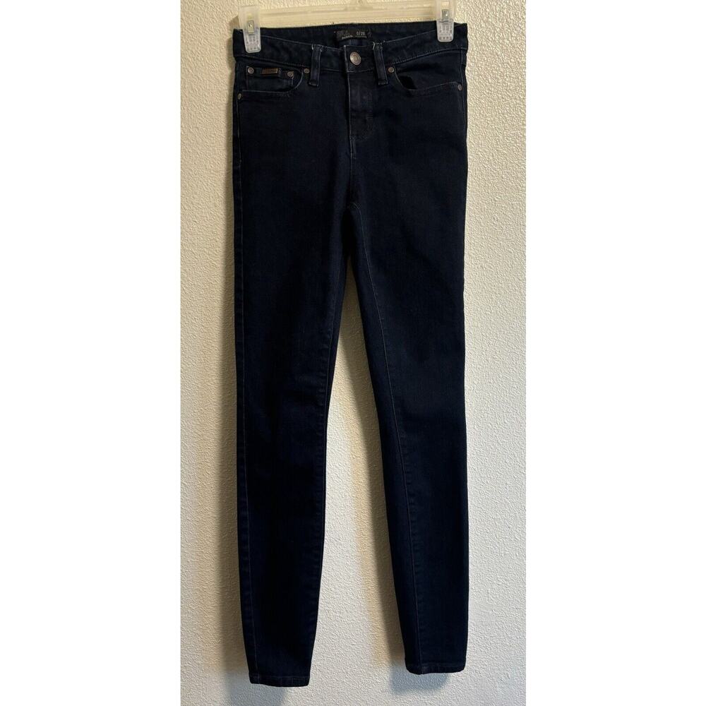 Prana Sienna Regular Blue Jeans Dark Wash Organic Cotton Denim Women’s Size 0/25